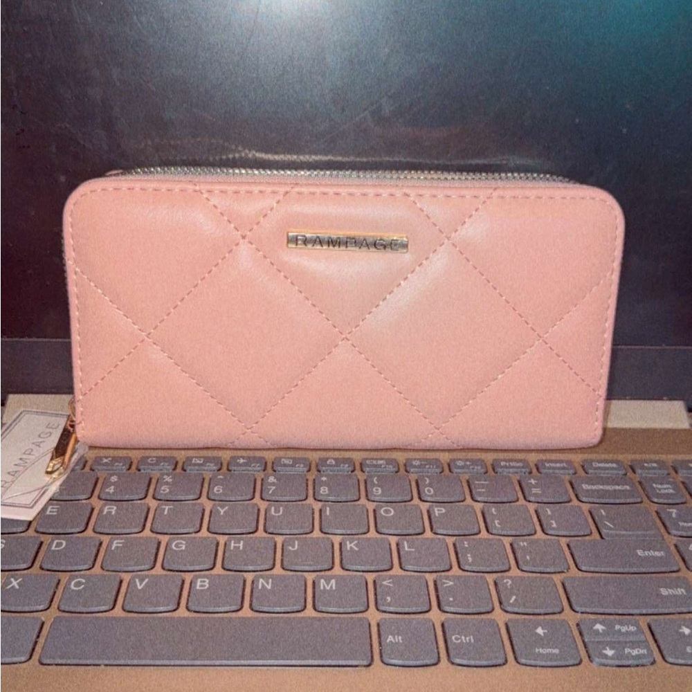 Rampage Blush Quilted Wallet